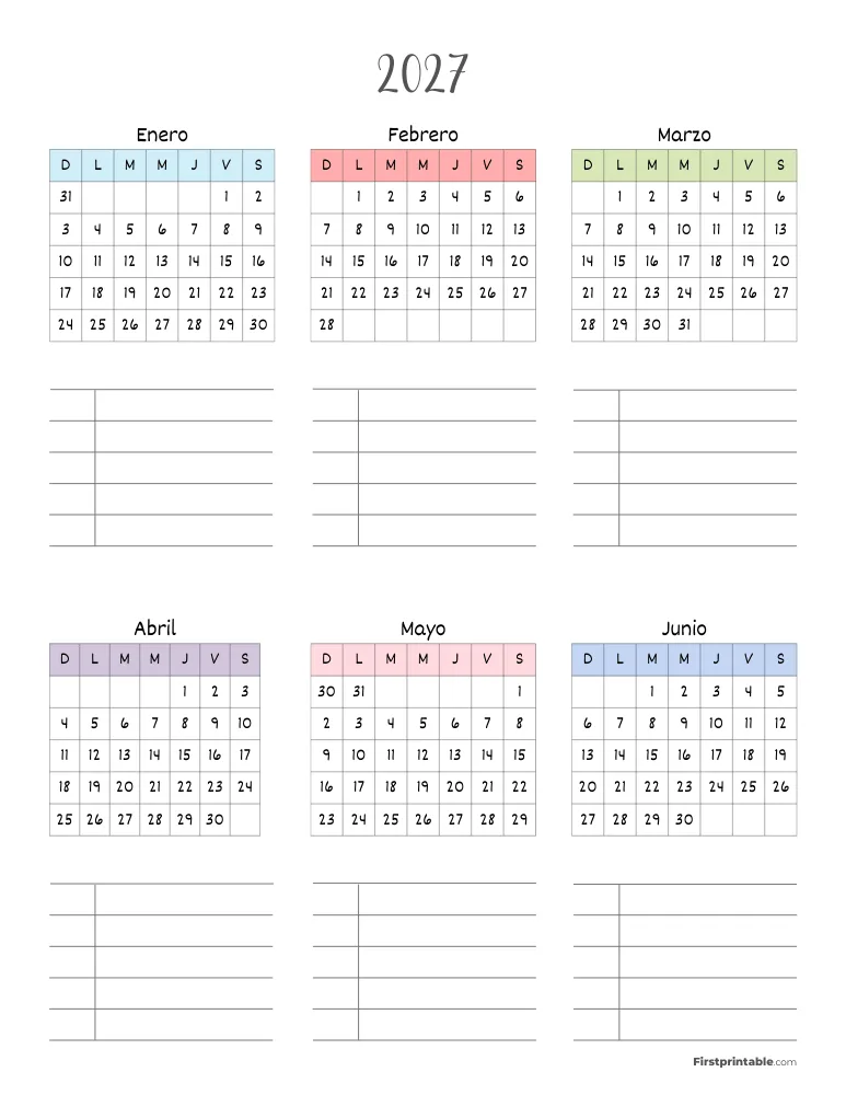 Planificador anual 2026–2027 (Página 2)
