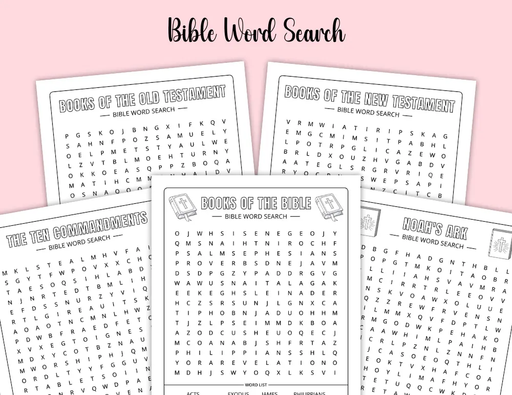Printable Bible Word Search