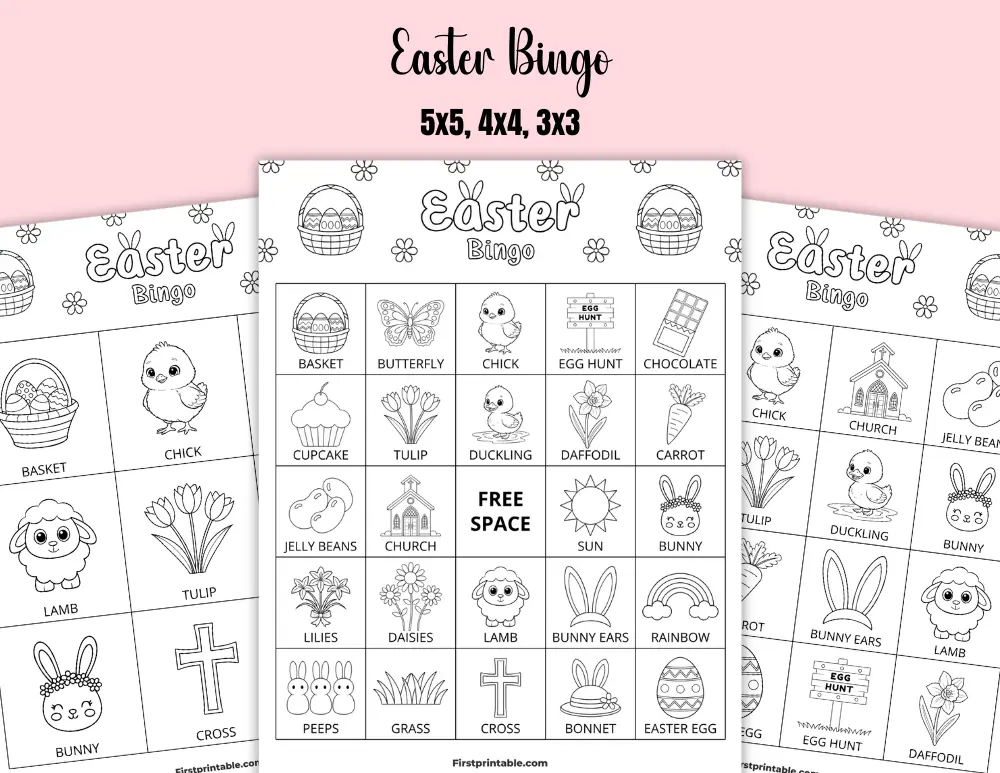 Printable Easter Bingo 02