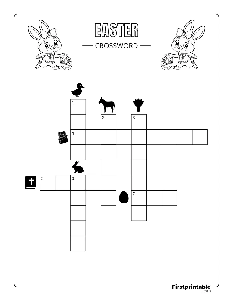 Easter Crossword - Easy 01