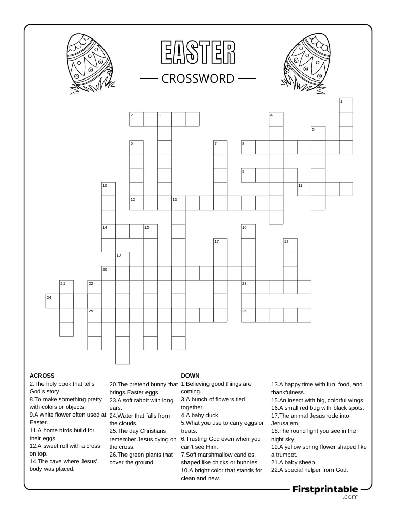 Easter Crossword - Hard 02