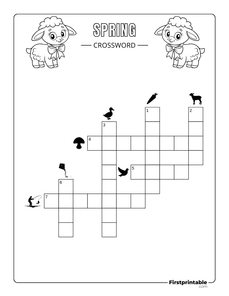 Spring Crossword - Easy 05
