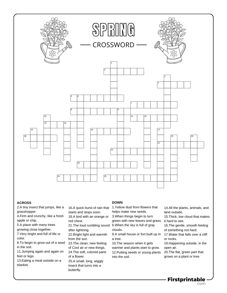 Spring Crossword - Hard 02