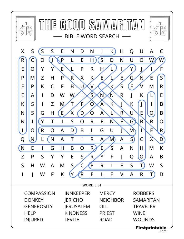 The Good Samaritan Answer Key