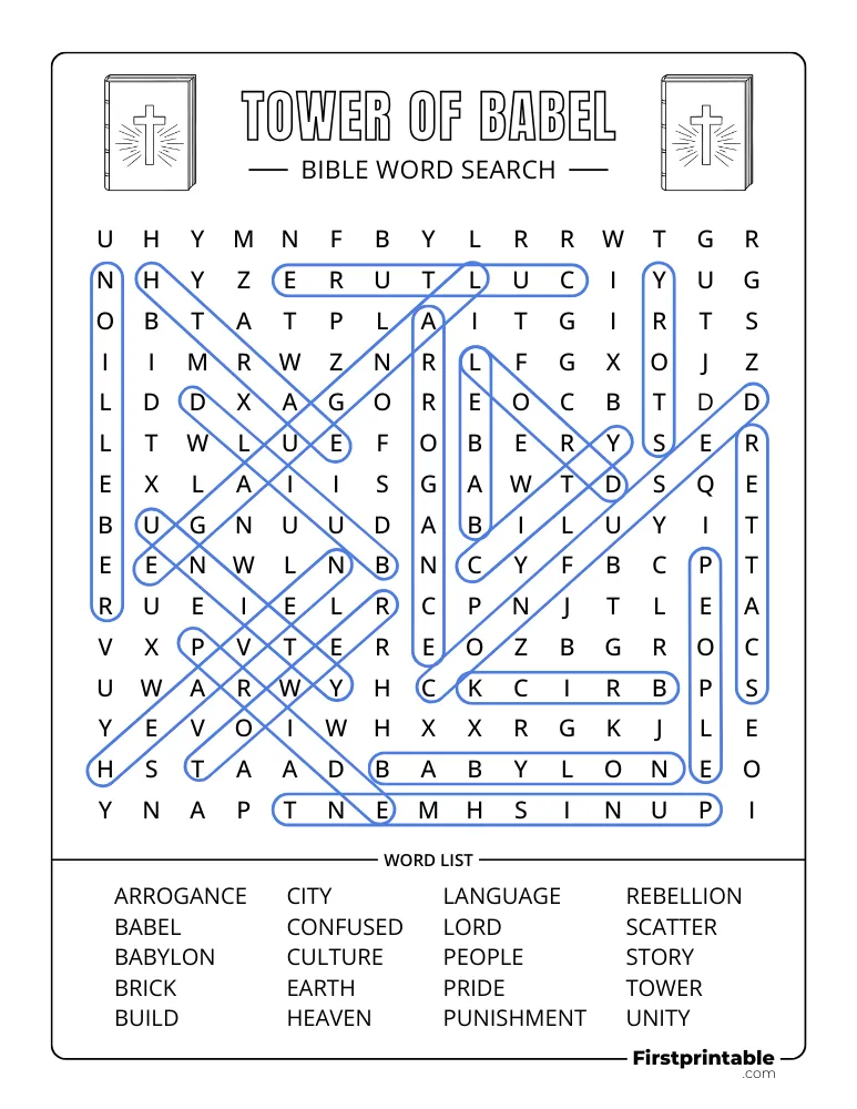 Tower of Babel Answer Key