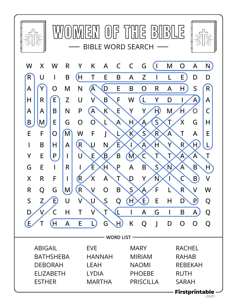 Women of the Bible Answer Key