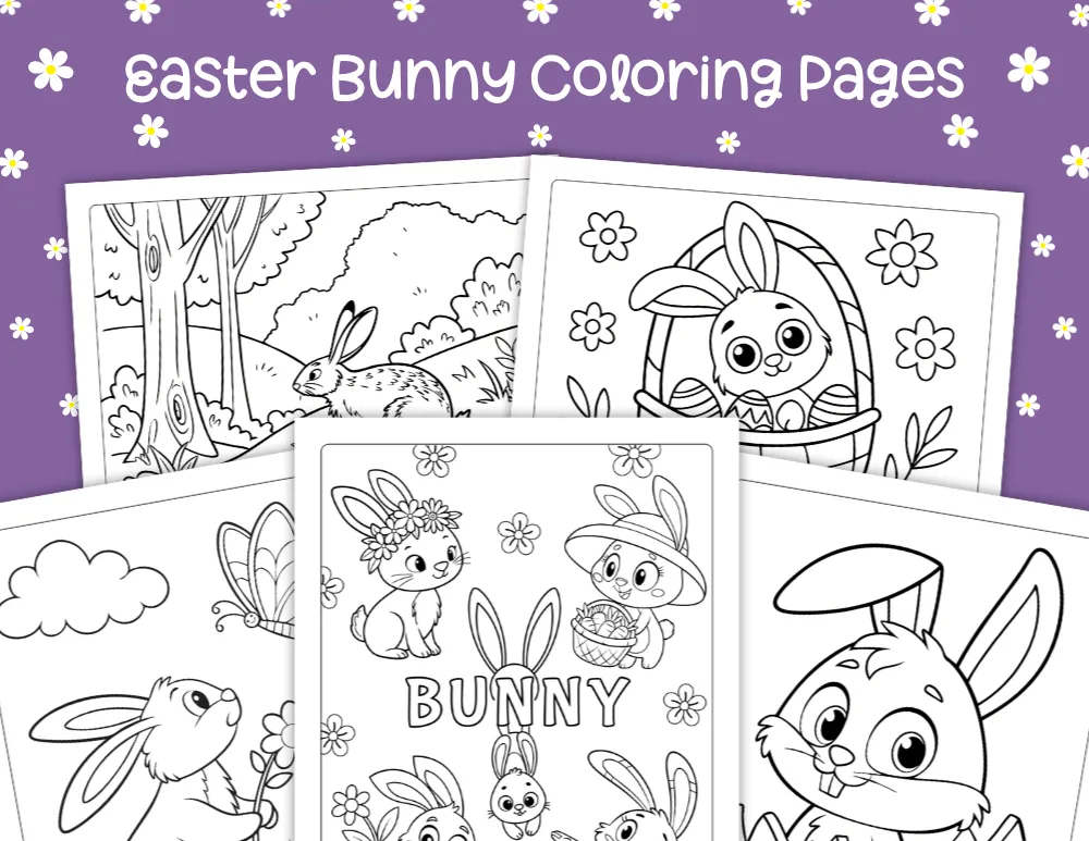 Easter Bunny Coloring Pages