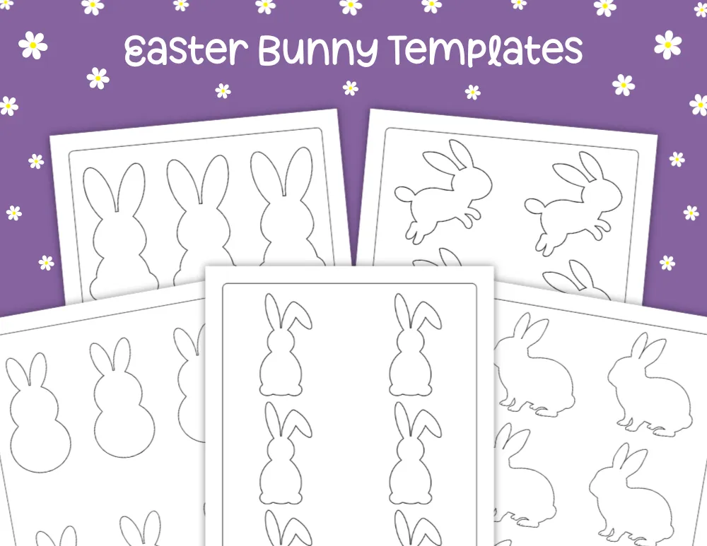 Easter Bunny Templates