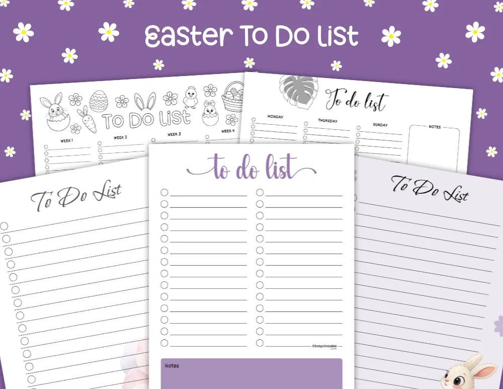 Easter To List Templates