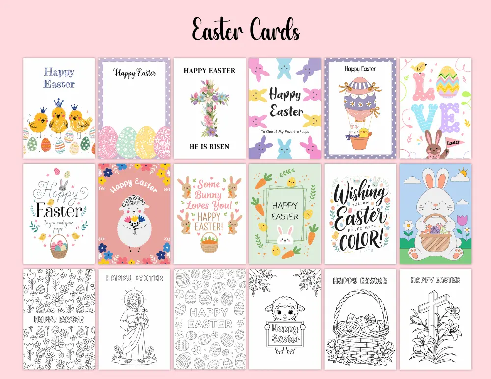 Printable Easter Cards 02