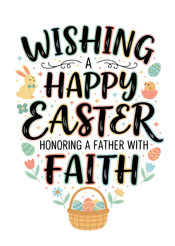 Happy Easter Card for Dad
