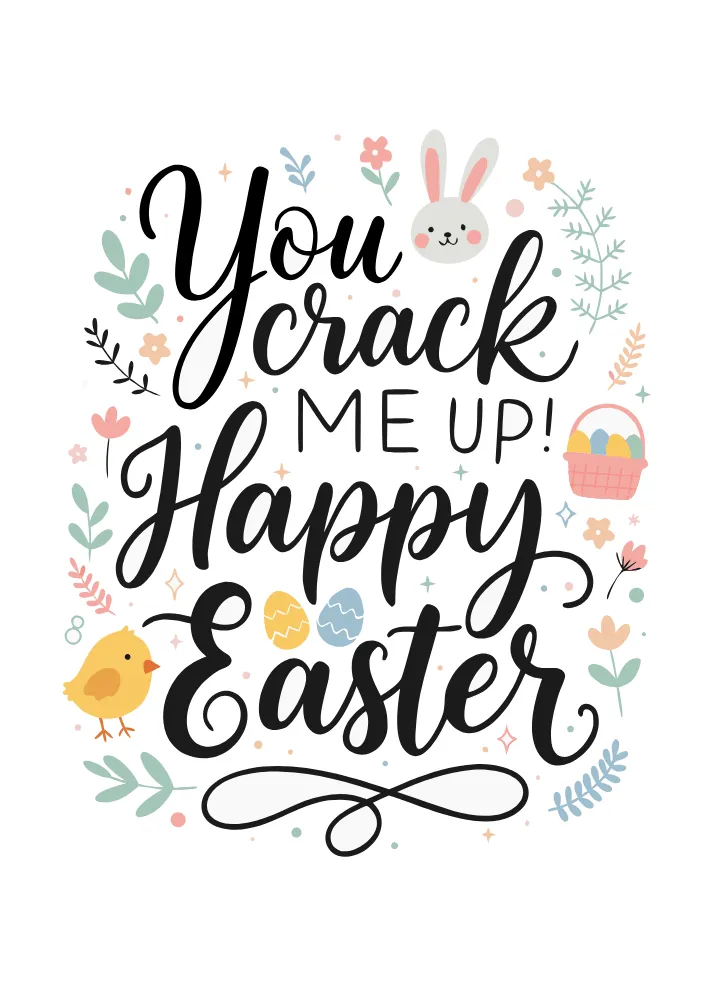 Happy Easter – Crack Me Up Card