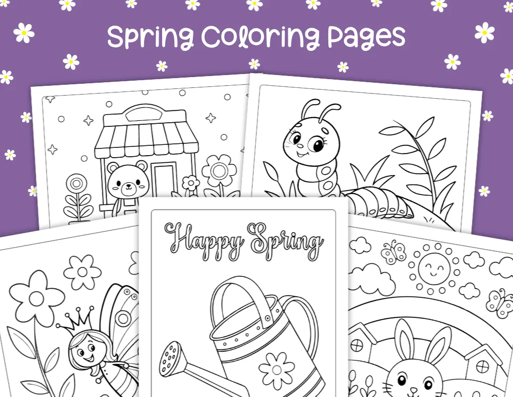 Spring Coloring Pages