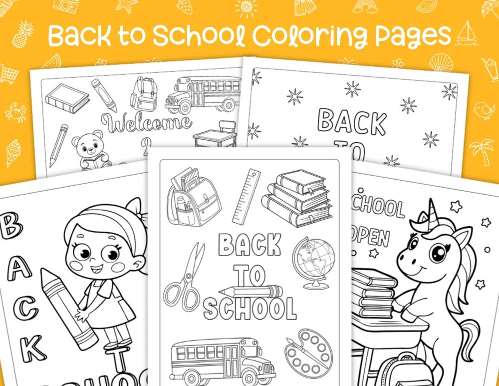 Back to School Coloring Pages