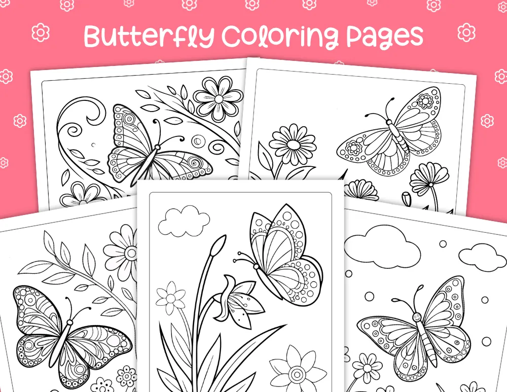 Butterfly Coloring Pages