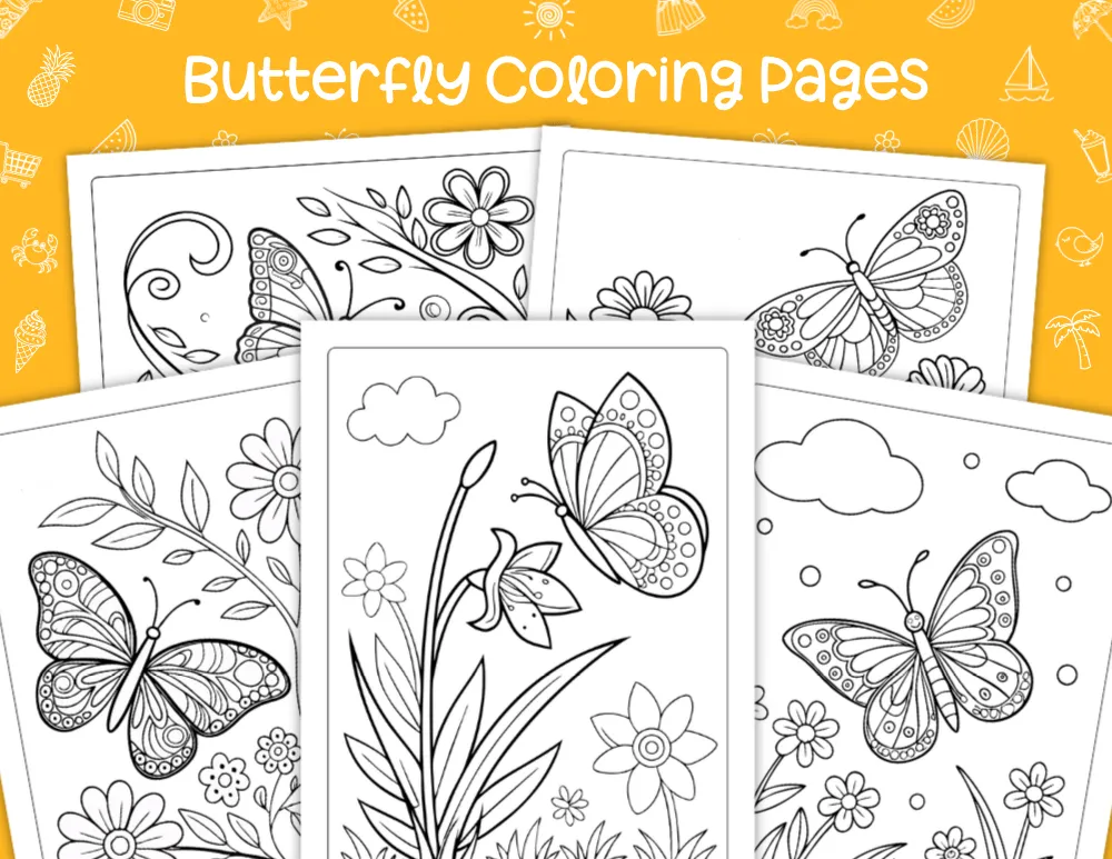Butterfly Coloring Pages