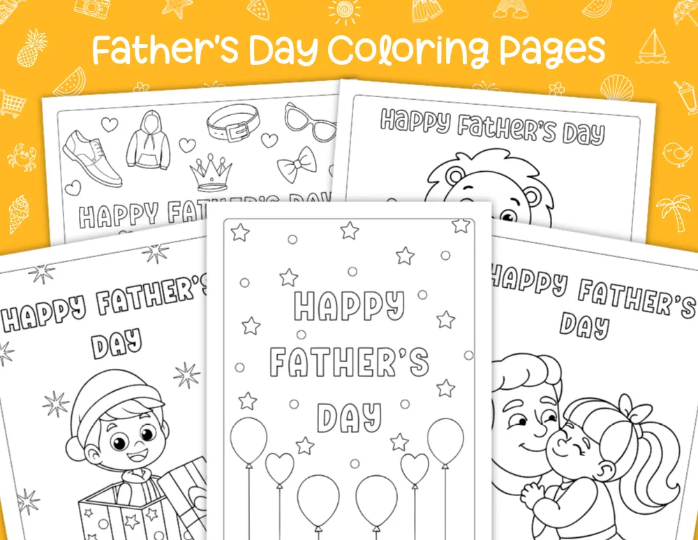 Father's Day Coloring Pages