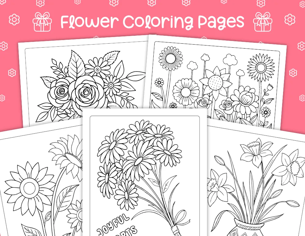 Flower Coloring Pages
