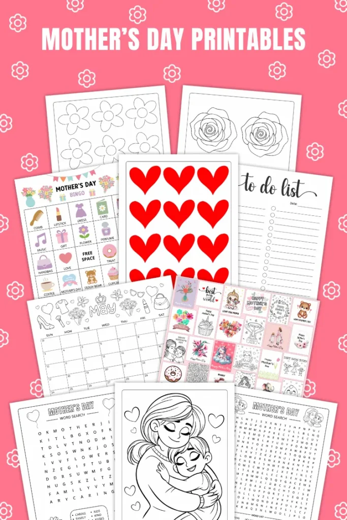 Mother’s Day Printables | 800+ Free PDF Pages