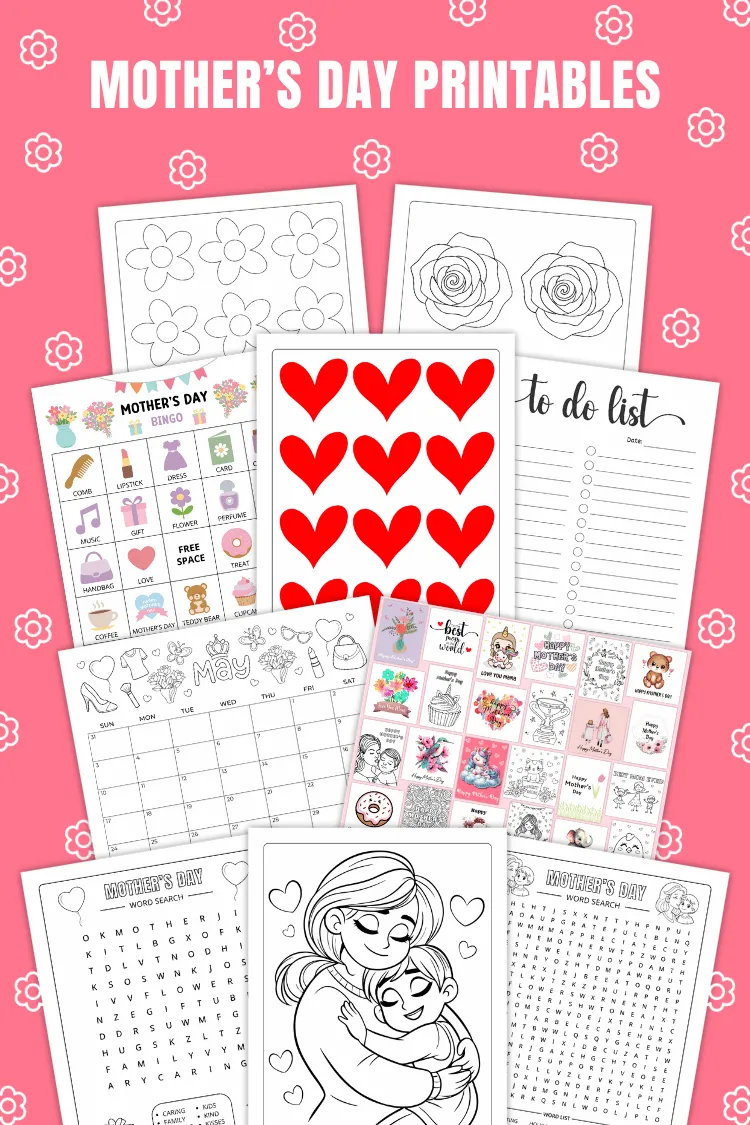 Mother’s Day Printables | 800+ Free PDF Pages