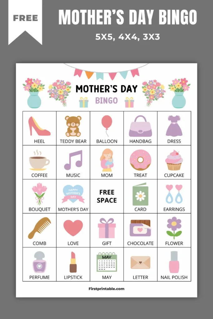 Mother’s Day Bingo Cards | 10+ Free PDF Printables