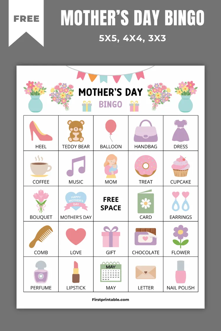 Mother’s Day Bingo Cards | 10+ Free PDF Printables