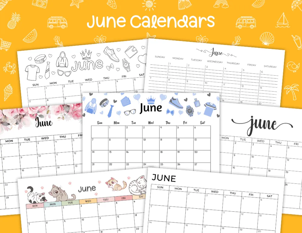 June Calendars