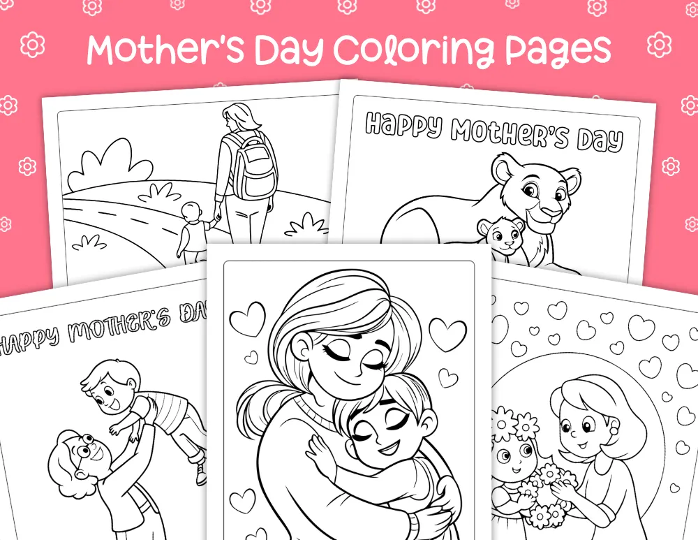 Mother's Day Coloring Pages