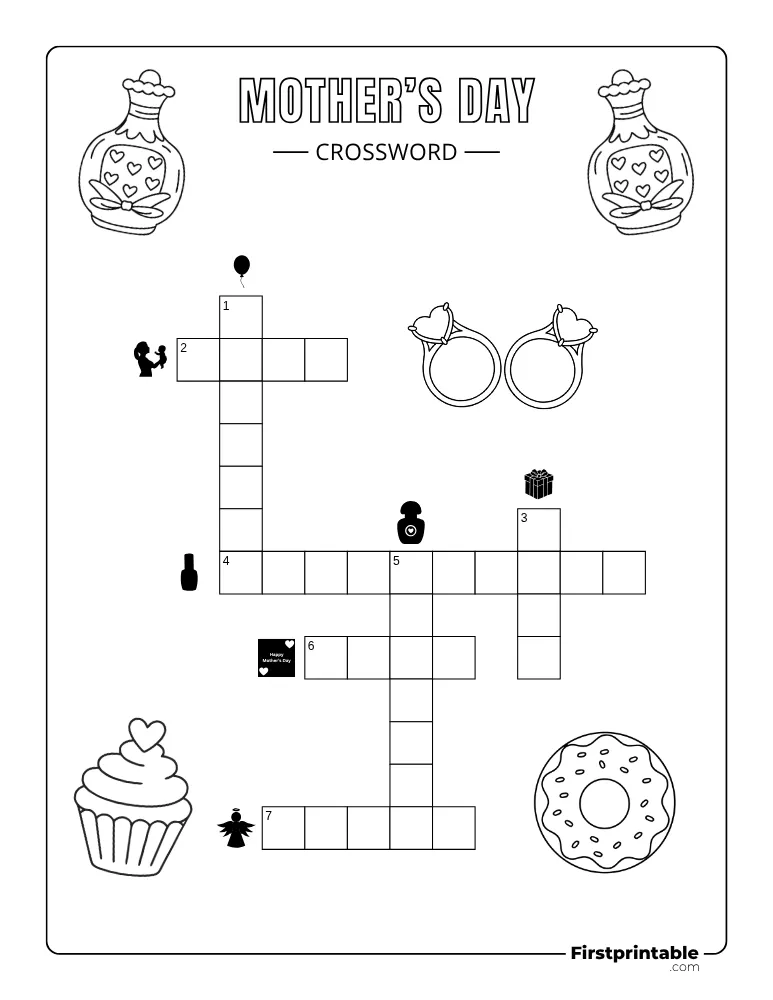 Mother's Day Crossword - Easy 02