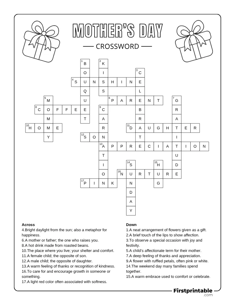 Medium 01 Answer Key