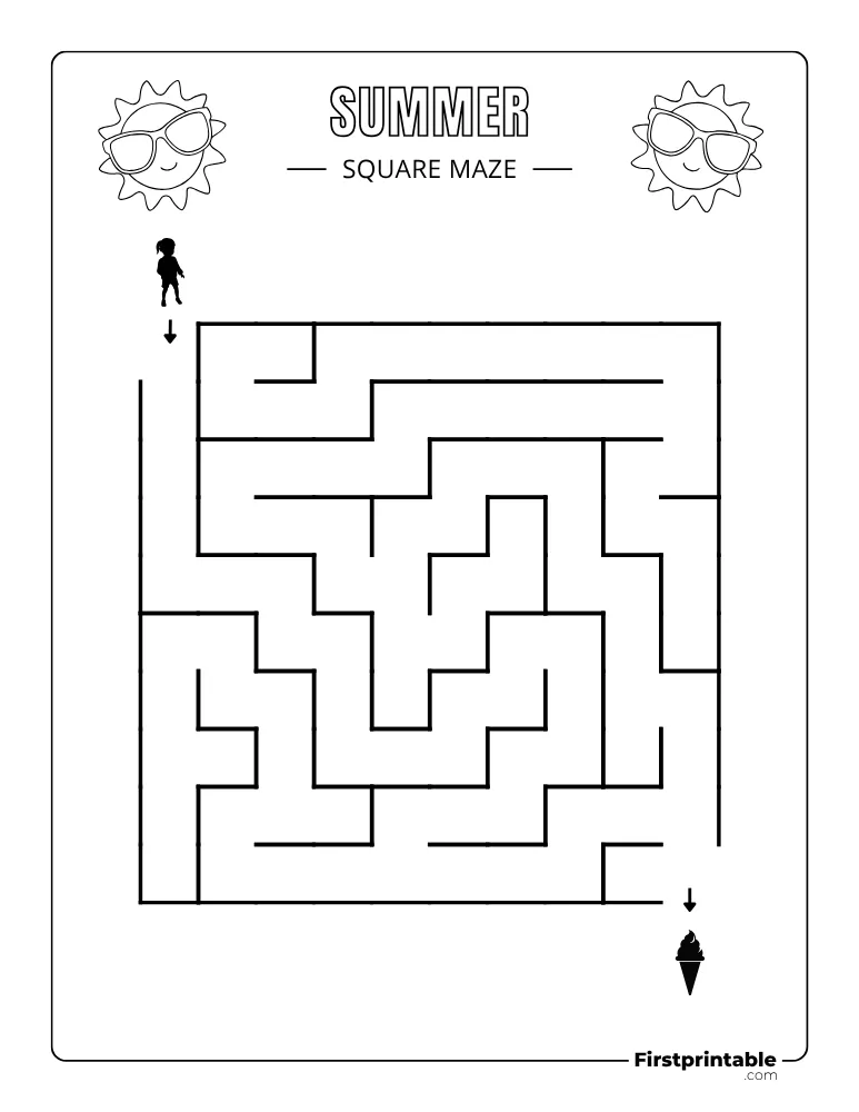 Summer Maze - Easy 01