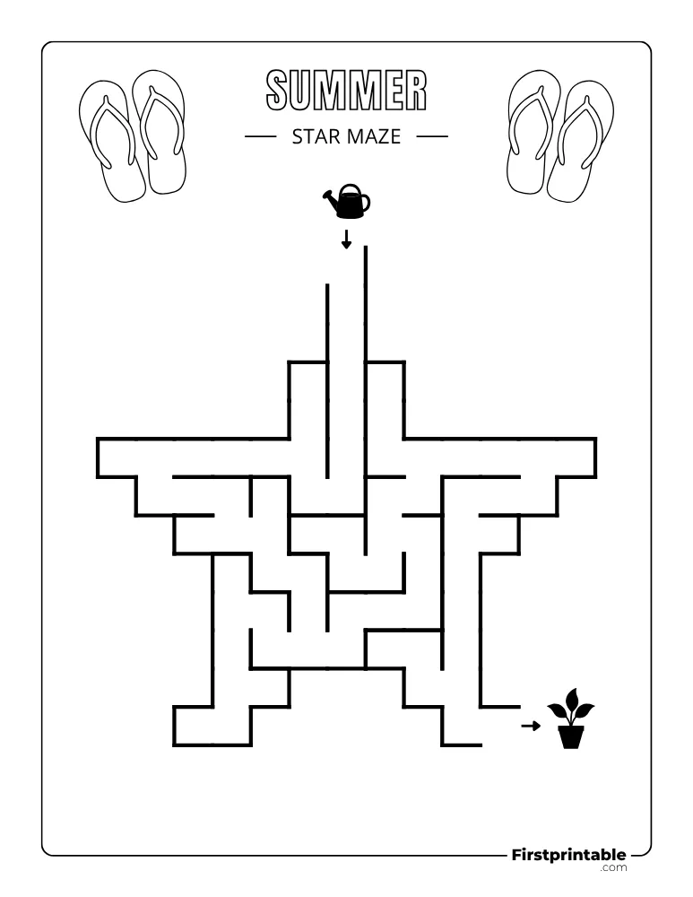 Summer Maze - Easy 02