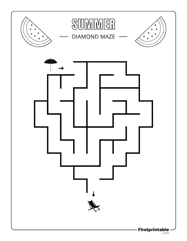 Summer Maze - Easy 03