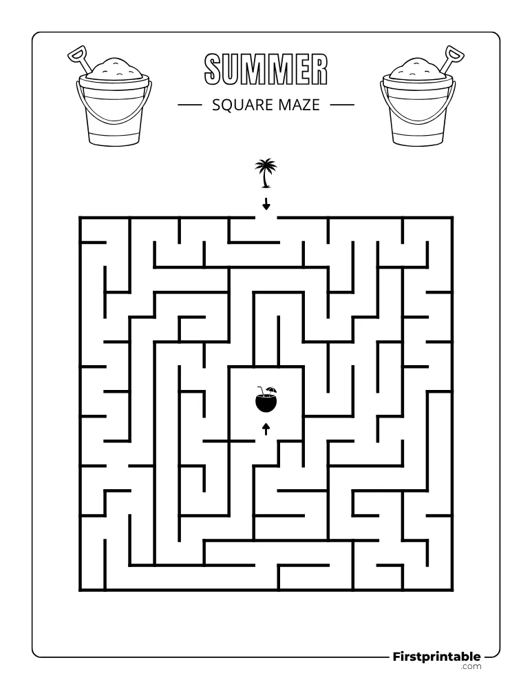 Summer Maze - Easy 06