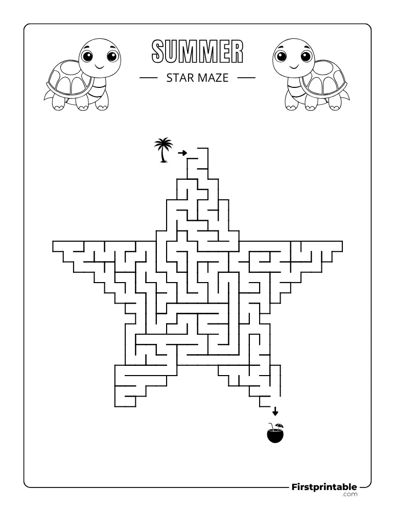 Summer Maze - Medium 05