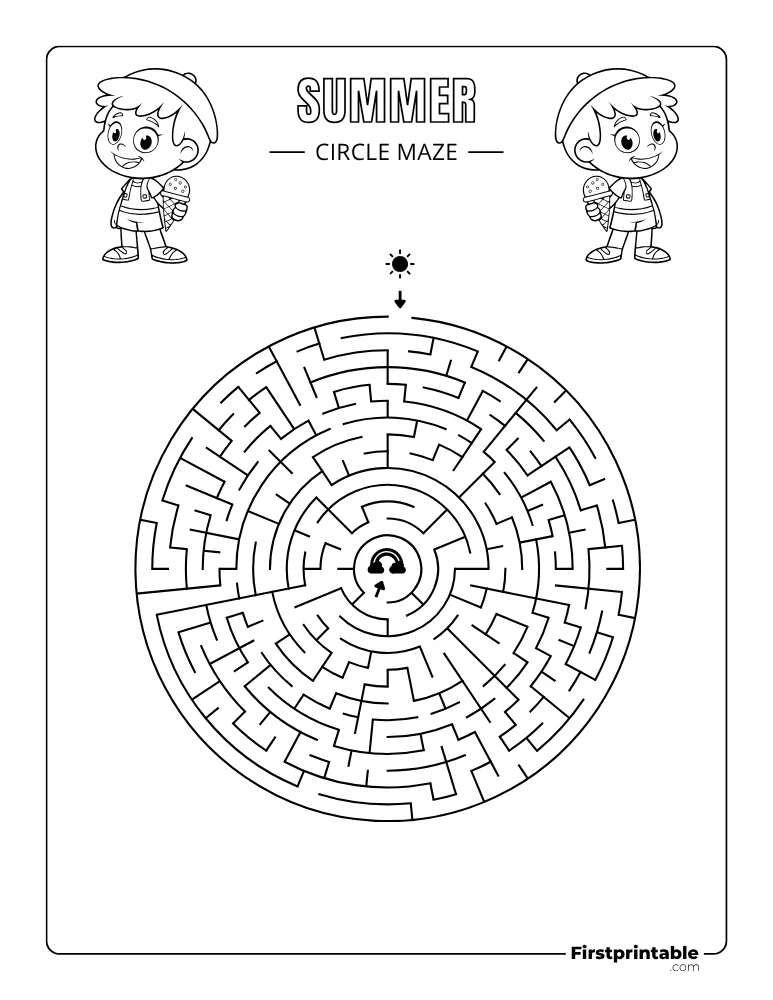Summer Maze - Medium 06