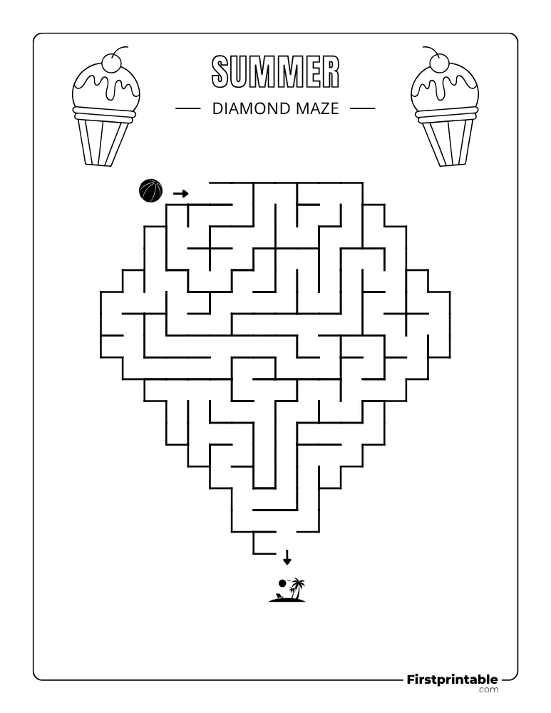 Summer Maze - Medium 07