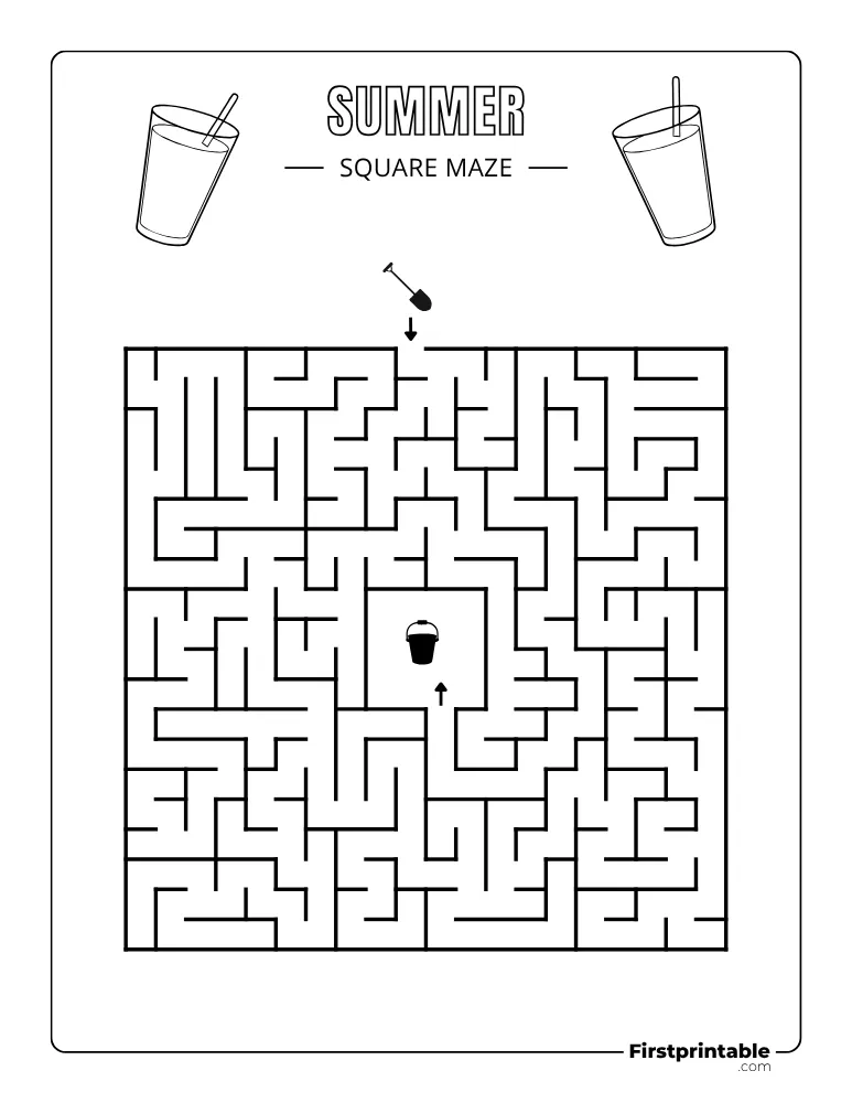 Summer Maze - Medium 08