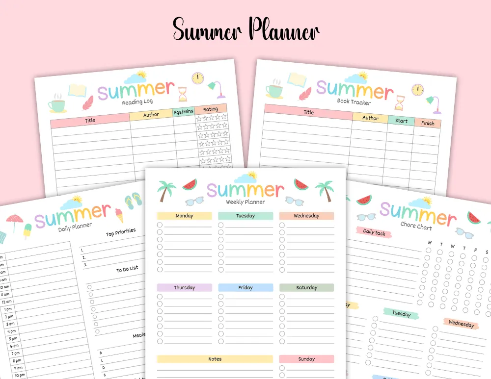 Printable Summer Planner 02