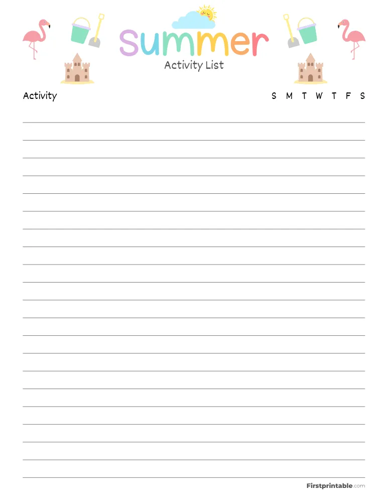 Activity List