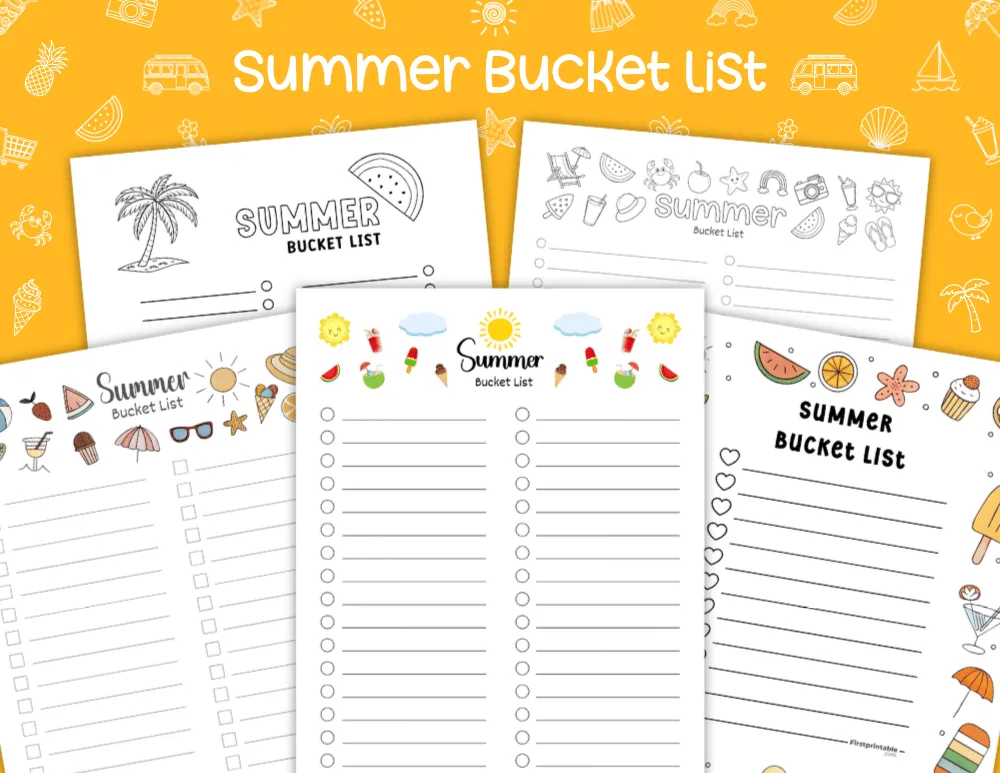 Summer Bucket List