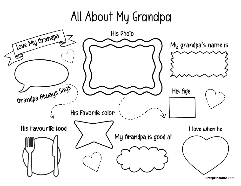 All About My Grandad Questionnaire 04