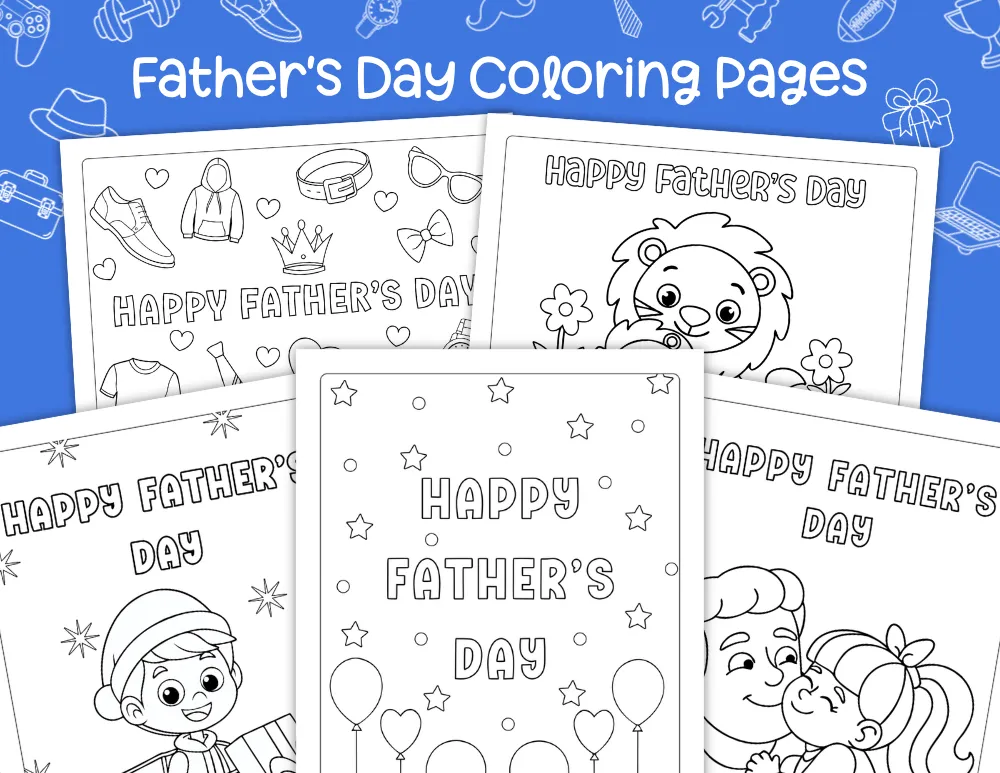 Father's Day Coloring Pages