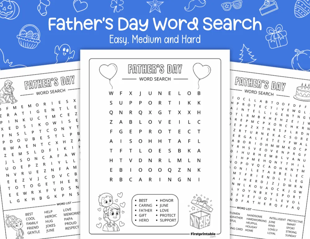 Father's Day Word Search