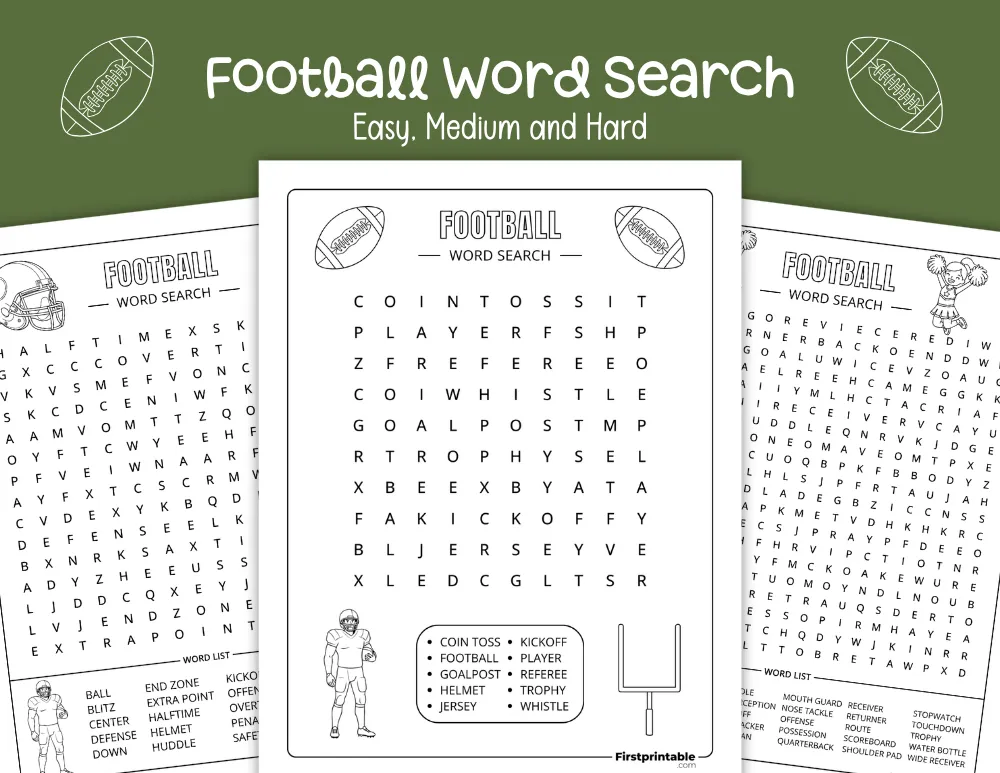 Football Word Search