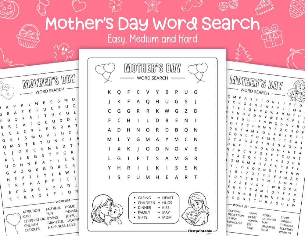 Mother's Day Word Search