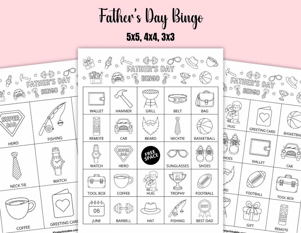 Printable Father's Day Bingo 02