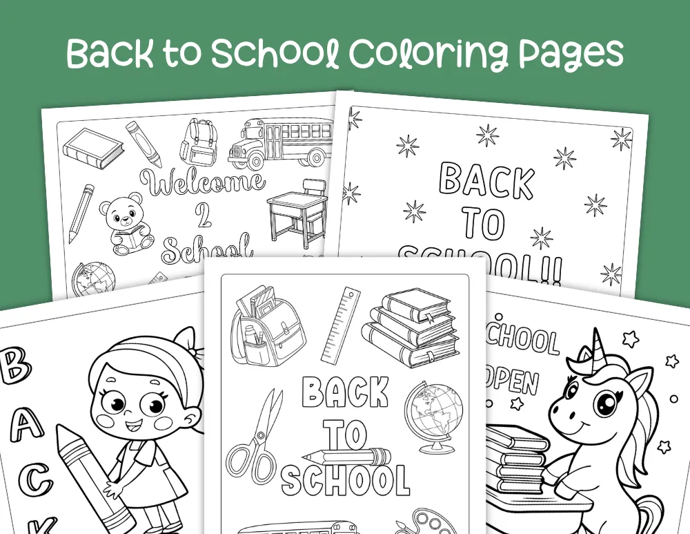 Back to School Coloring Pages