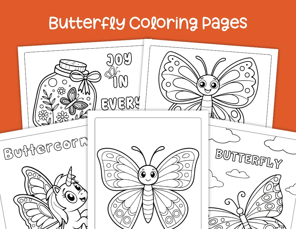 Butterfly Coloring Pages