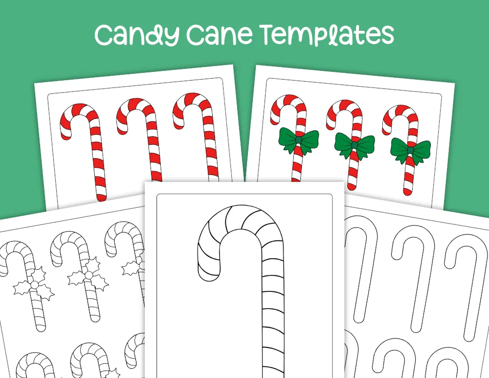 Candy Cane Templates